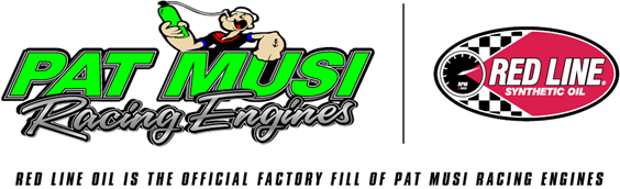 Pat Musi Racing Engines Logo - Red Line Oil Logo